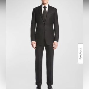 Giorgio Armani collection, black men's two-piece suit